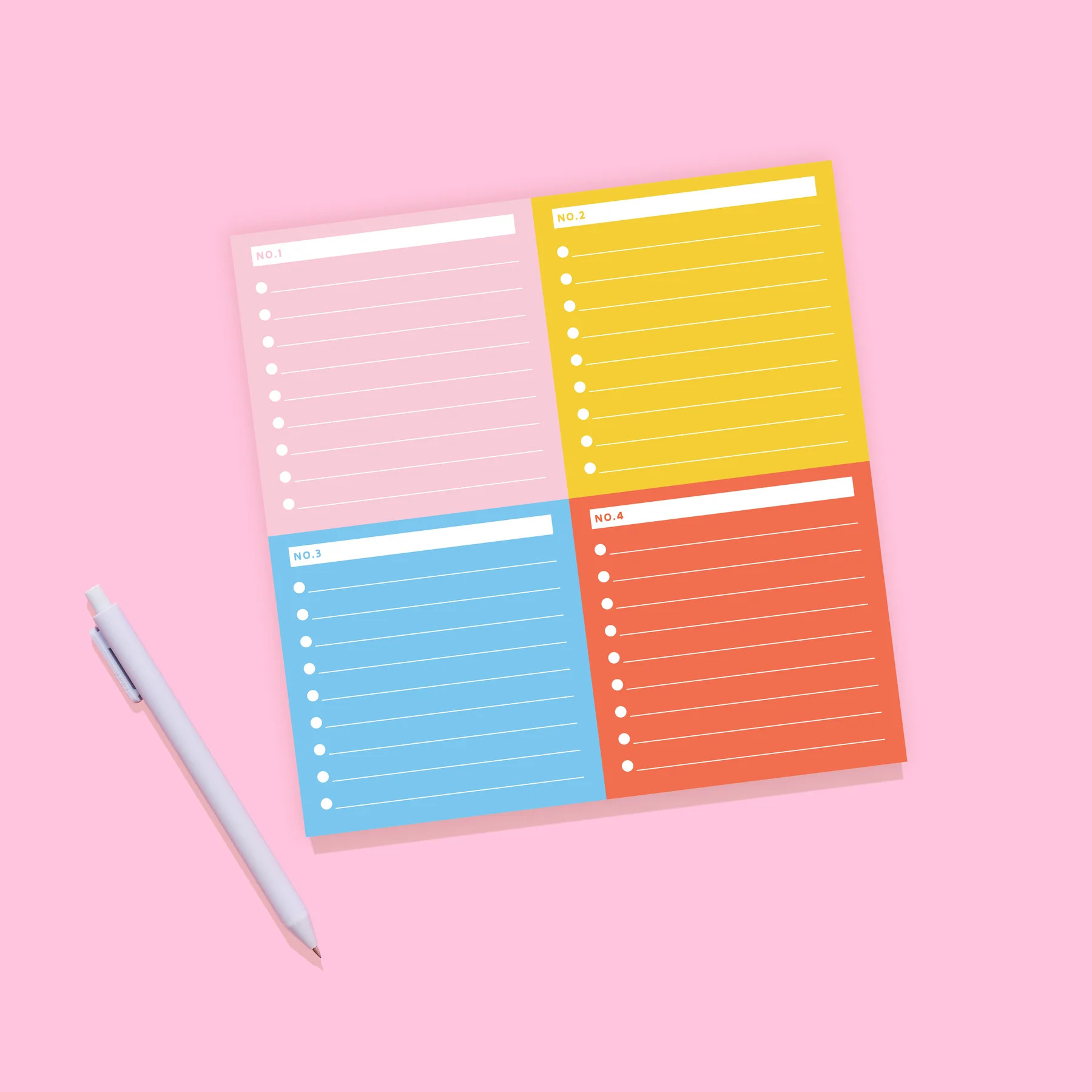 Spring Fling 4 Part List Making Notepad | Joy Creative Shop