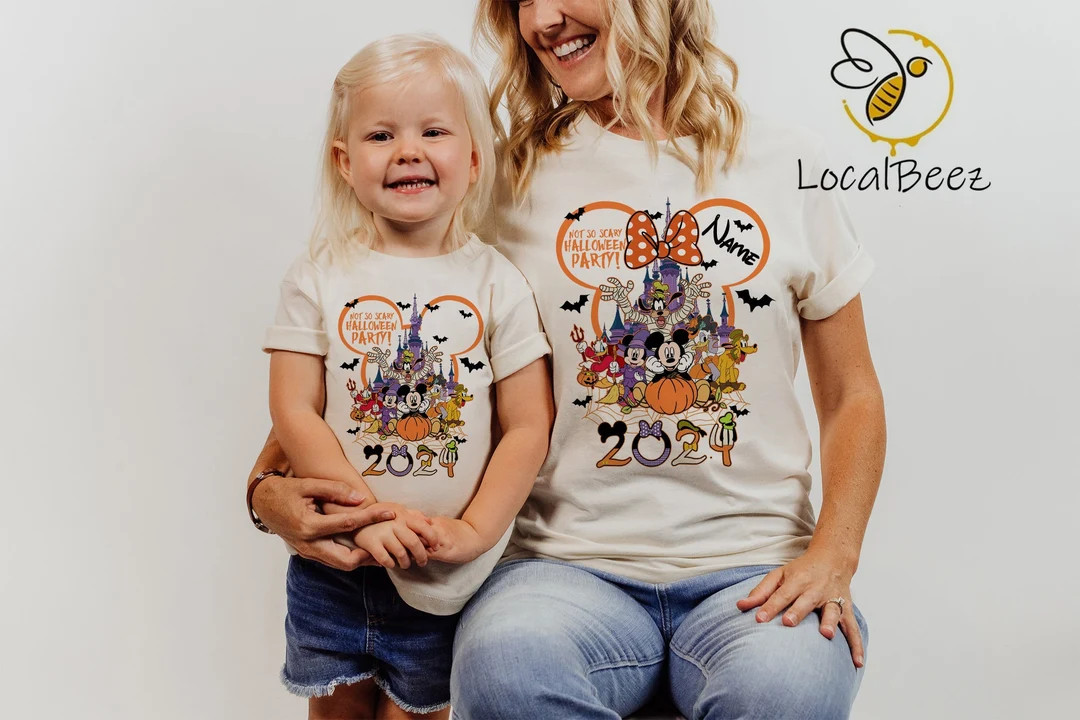 Disney Halloween Trip Matching Shirts, Disney Not so Scary Shirt, Disney Custom Shirts With Custo... | Etsy (US)