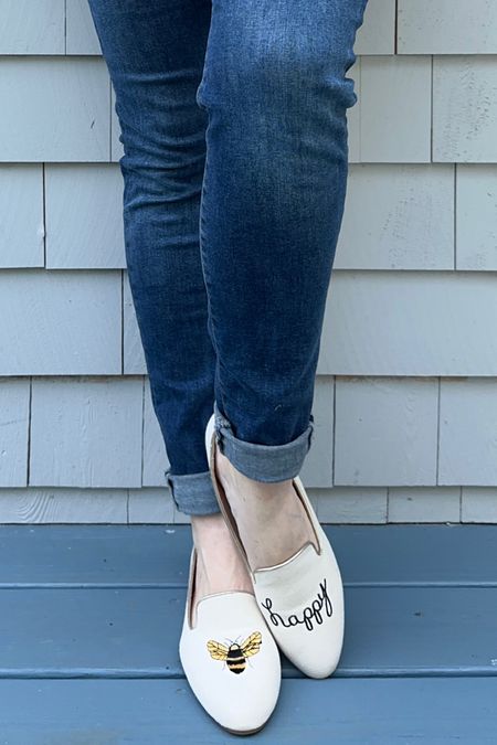 Come on, let’s just Bee Happy! 🐝 These conversational flats are absolutely adorable and comfortable! Also…right at my shoe budget (for the month! 😂😭💰) 

#LTKFind #LTKshoecrush #LTKstyletip
