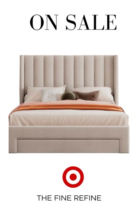 Style + Functionality.  This gorgeous neutral bed has a hidden large drawer! 

#LTKhome #LTKfamily #LTKxTarget