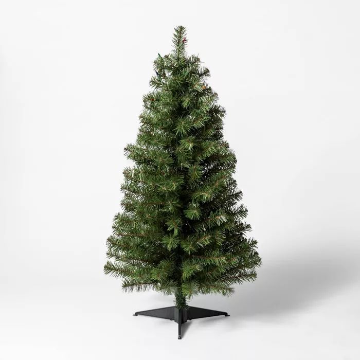 3ft Pre-Lit Alberta Spruce Artificial Christmas Tree Multicolor Lights - Wondershop&#8482; | Target