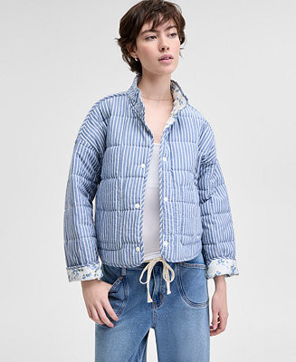 And Now This Women's Quilted Reversible Relaxed-Fit Jacket, Regular & Petites - Macy's | Macy's