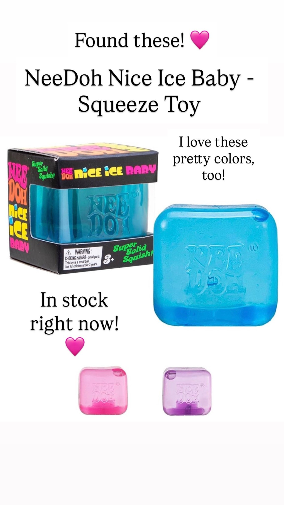 NeeDoh Nice Ice Baby - Sensory Squeeze Toy

#LTKKids