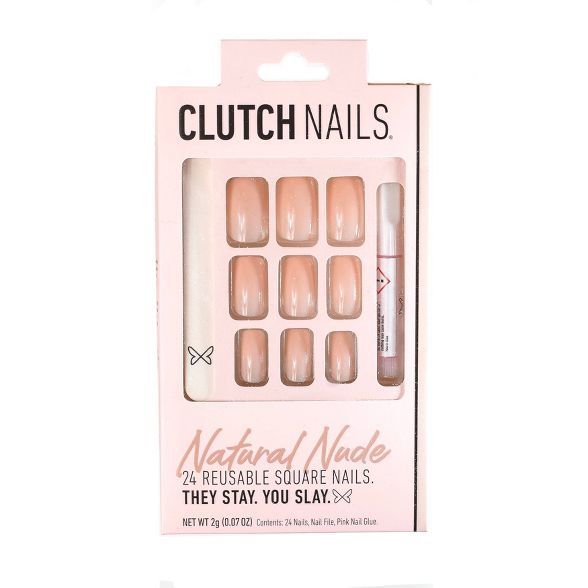 Clutch Nails - Press On Nails - Natural Nude | Target