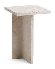 18x12 Travertine Table | Marshalls