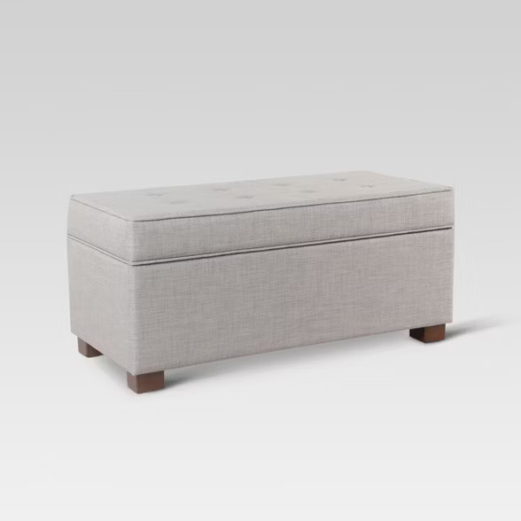 Shelton Tufted Top Storage Ottoman - Threshold™ | Target