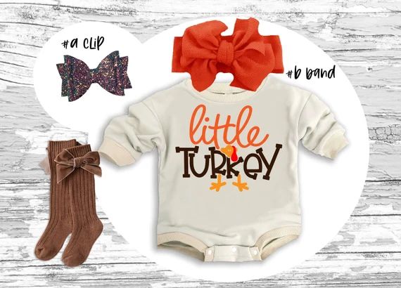 Thanksgiving Baby Outfit Little Turkey Super Soft Cozy Warm - Etsy | Etsy (US)