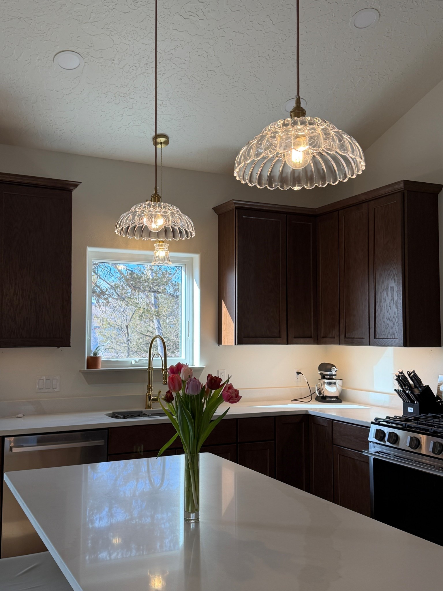 Our pendant lights above the island! Budget friendly and gorgous! 

#LTKU #LTKHome