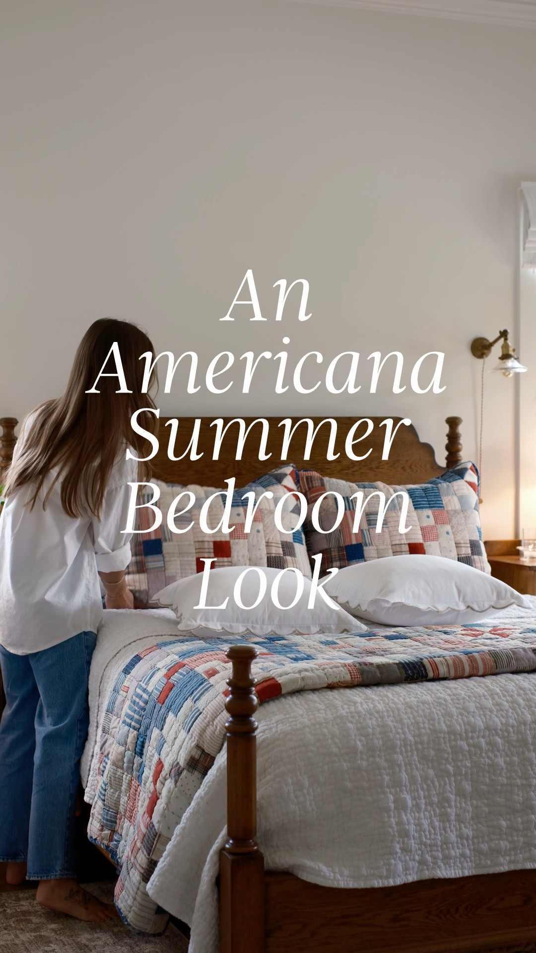 An Americana Summer Bedroom

#LTKHome #LTKSeasonal