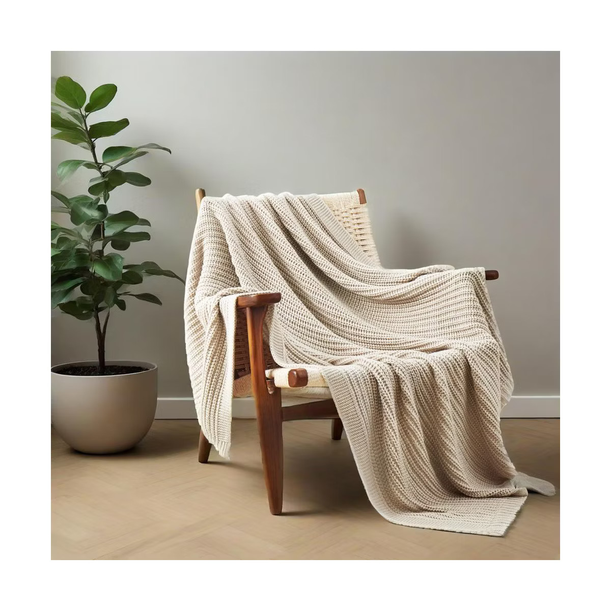 Peace Nest 50"x60" Chunky Knit Throw Blanket Warm Comfort Woven Blanket | Target