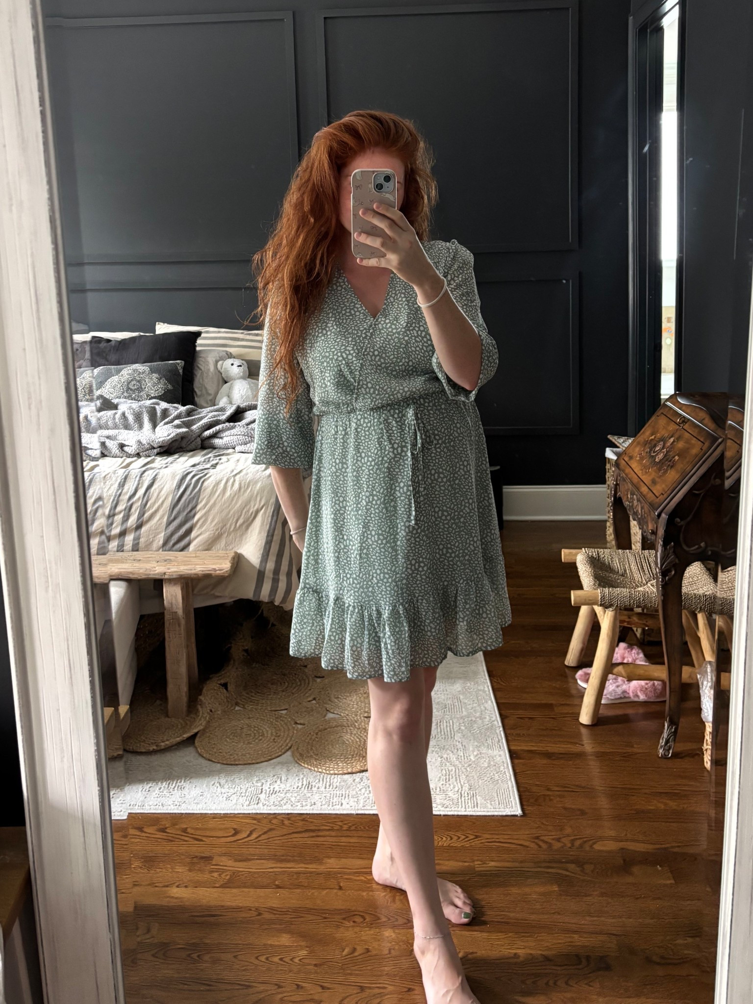 Still one of my favorite maternity dresses at 36 weeks! This dress is versatile because I can wear it pregnant or postpartum. There is a snap at the chest for easy access to breastfeeding too which makes it a great mom dress.

#LTKBump #LTKStyleTip #LTKFindsUnder50