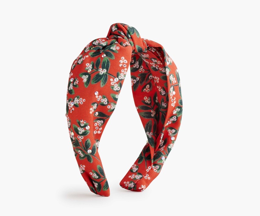 Embellished Holiday Knotted Headband | Rifle Paper Co.