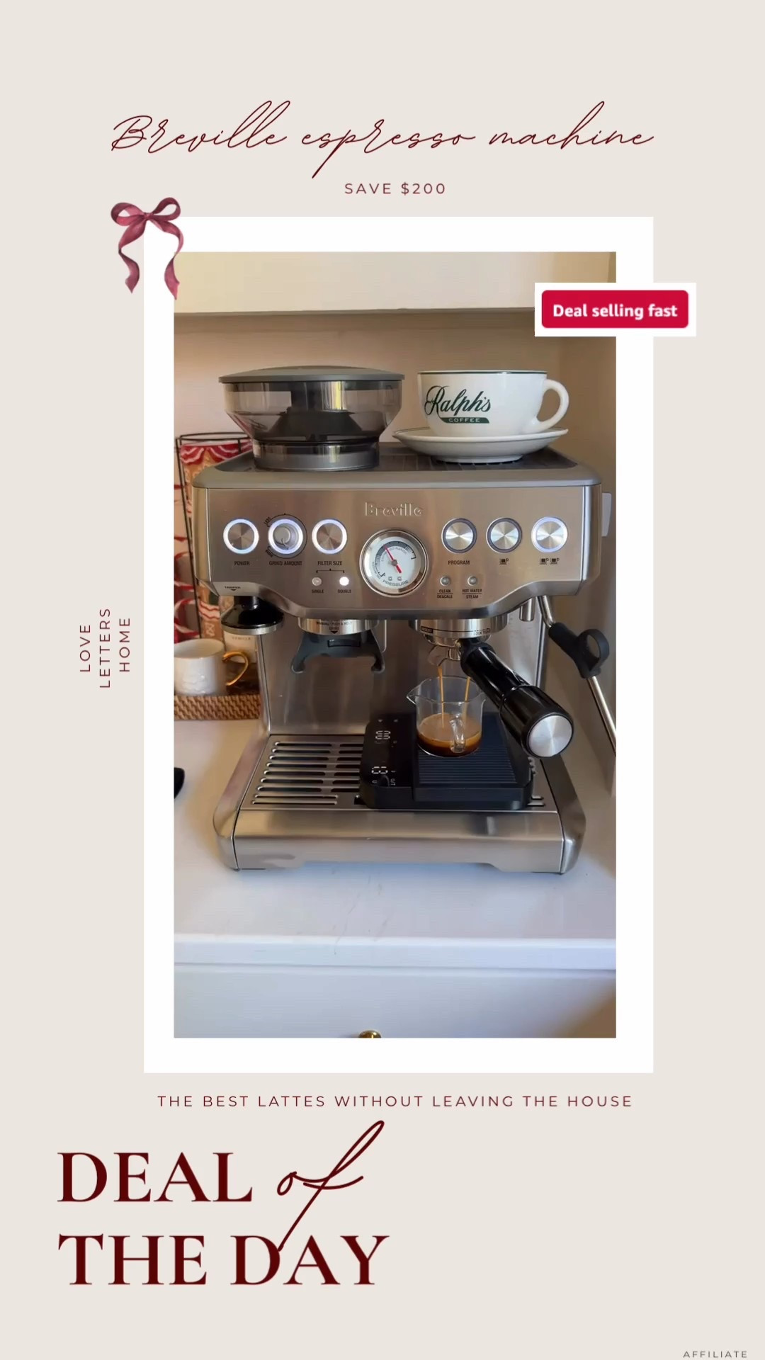 Our espresso machine is still on sale for cyber Monday ♥️☕️

#LTKHoliday #LTKHome #LTKSaleAlert