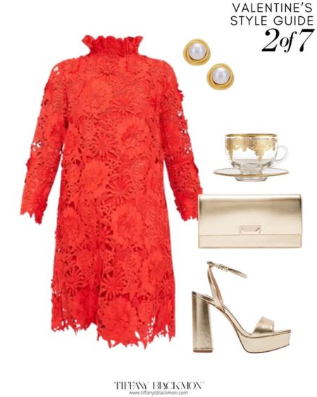 Valentines red dress outfit 

Gold purse  gold shoes  gold earrings  gold accessories  red dress  gold tea cup  classy valentines 

#LTKstyletip #LTKGiftGuide #LTKSeasonal