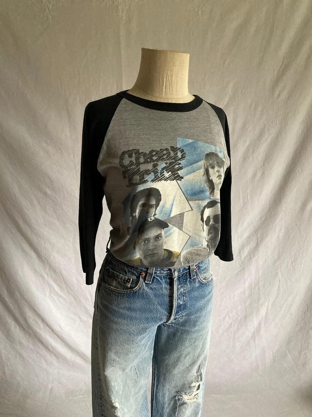 vintage 80s cheap trick t shirt cheap trick one on one 1982 tour rock band raglan baseball tee ma... | Etsy (US)
