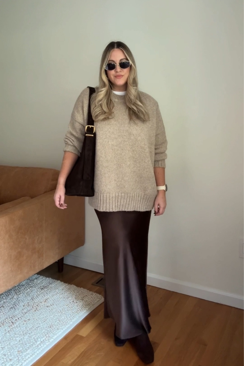 Satin skirt outfit 〰️ fall capsule, fall capsule wardrobe 2024, satin midi skirt, satin maxi skirt, fall outfit ideas, early fall outfits, fall workwear outfit, workwear outfit ideas

#LTKWorkwear #LTKStyleTip #LTKSeasonal