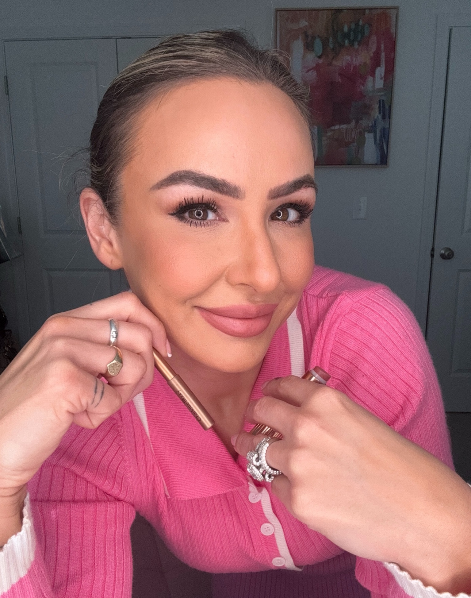 
✨ Soft, effortless, and oh-so-flattering! ✨ The iconic Charlotte Tilbury Pillow Talk lip duo + matching blush is my go-to for the perfect soft nude look. 💖 The blend of pinky-nude tones enhances your natural beauty and ties everything together seamlessly. A must-have for an effortless, everyday glow!

#LTKMostLoved #LTKBeauty #LTKStyleTip