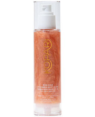 Rose Gold Sun Shield Body Glow SPF 45 | Macy's