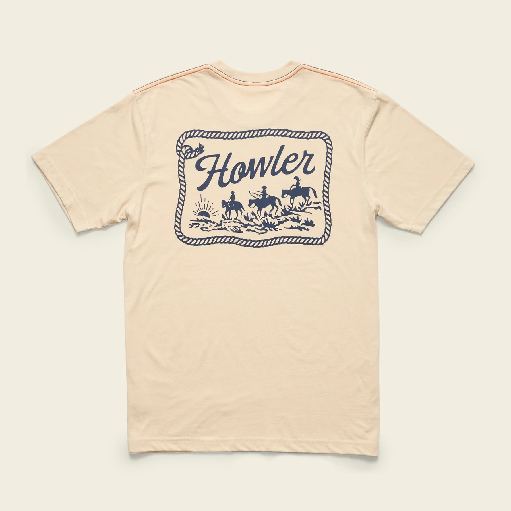 Howler Posse T-Shirt - Sand Heather | Howler Brothers