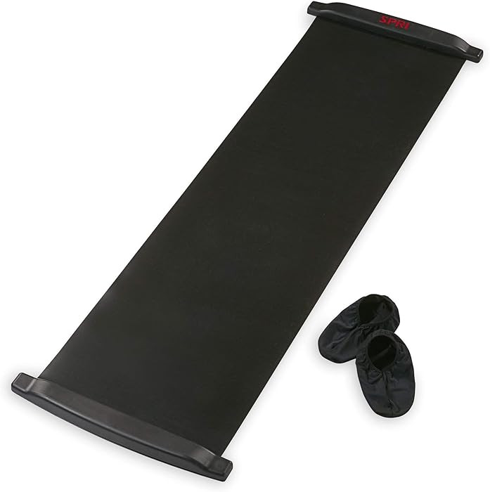 SPRI Slide Board (71" L x 20" W) with End Stops, Sliding Booties, Mesh Carrying Bag and Exercise ... | Amazon (US)