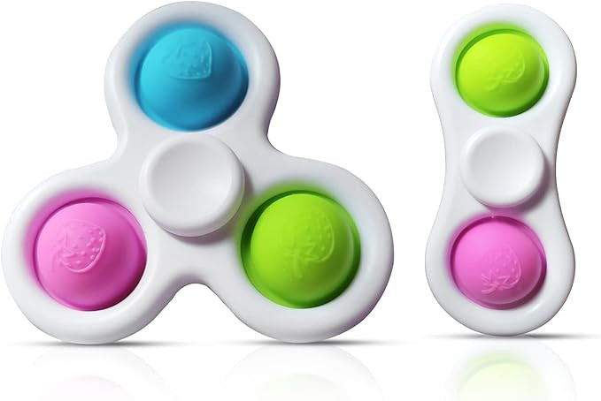 Pop it Fidget Spinner - Stress Relief and Anxiety Relief pop it Toy -Push Pop Fidget Spinners wit... | Amazon (CA)