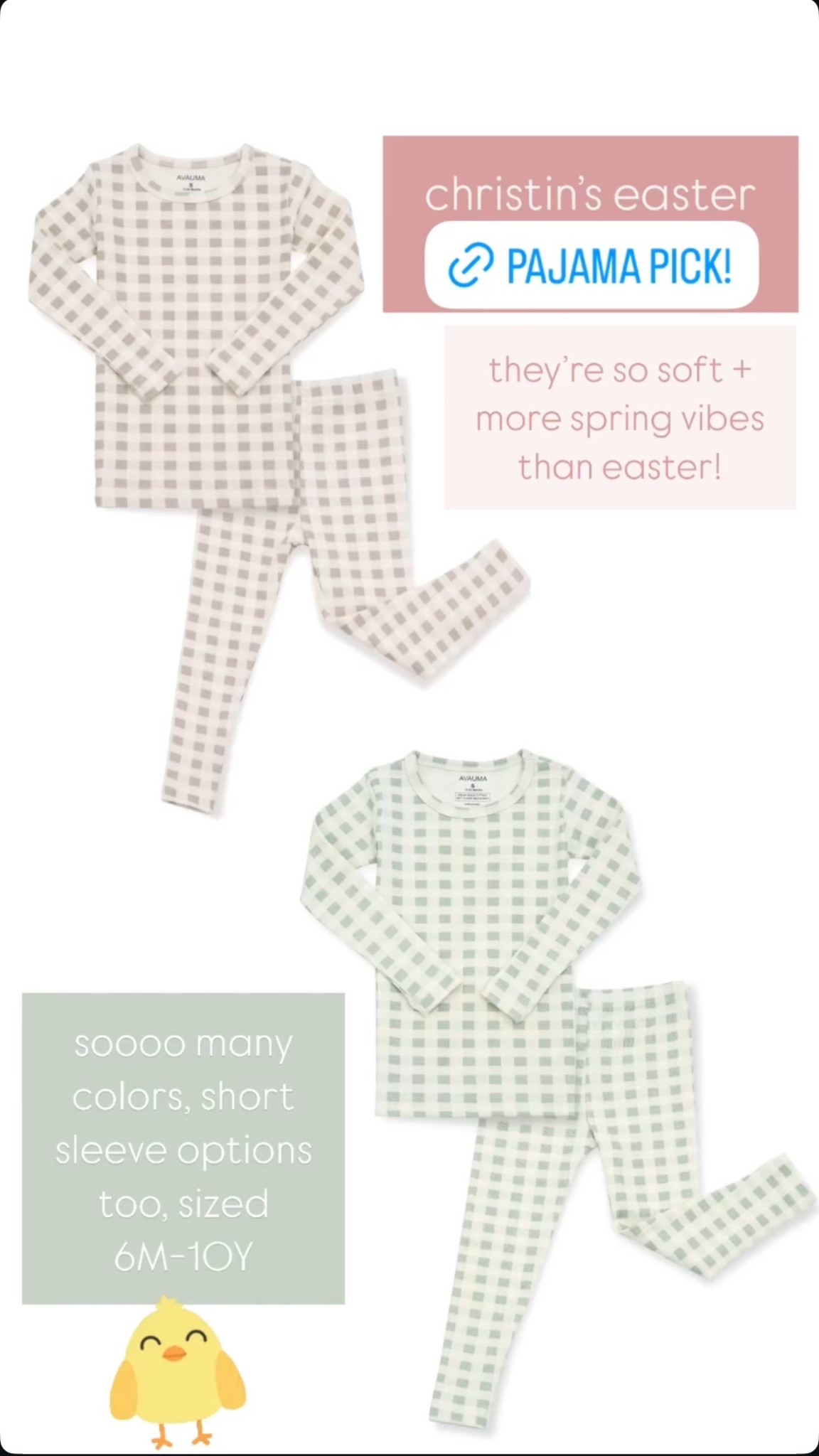 we love these easter pj’s because they’re timeless - not too holiday, just right for spring! soooo many colors, super soft + they have short sleeve options [sized 12M-10Y] 👯‍♀️🐣🩷

easter//easter pajamas//holiday pjs//easter inspo//easter basket ideas

#LTKKids #LTKSeasonal #LTKGiftGuide