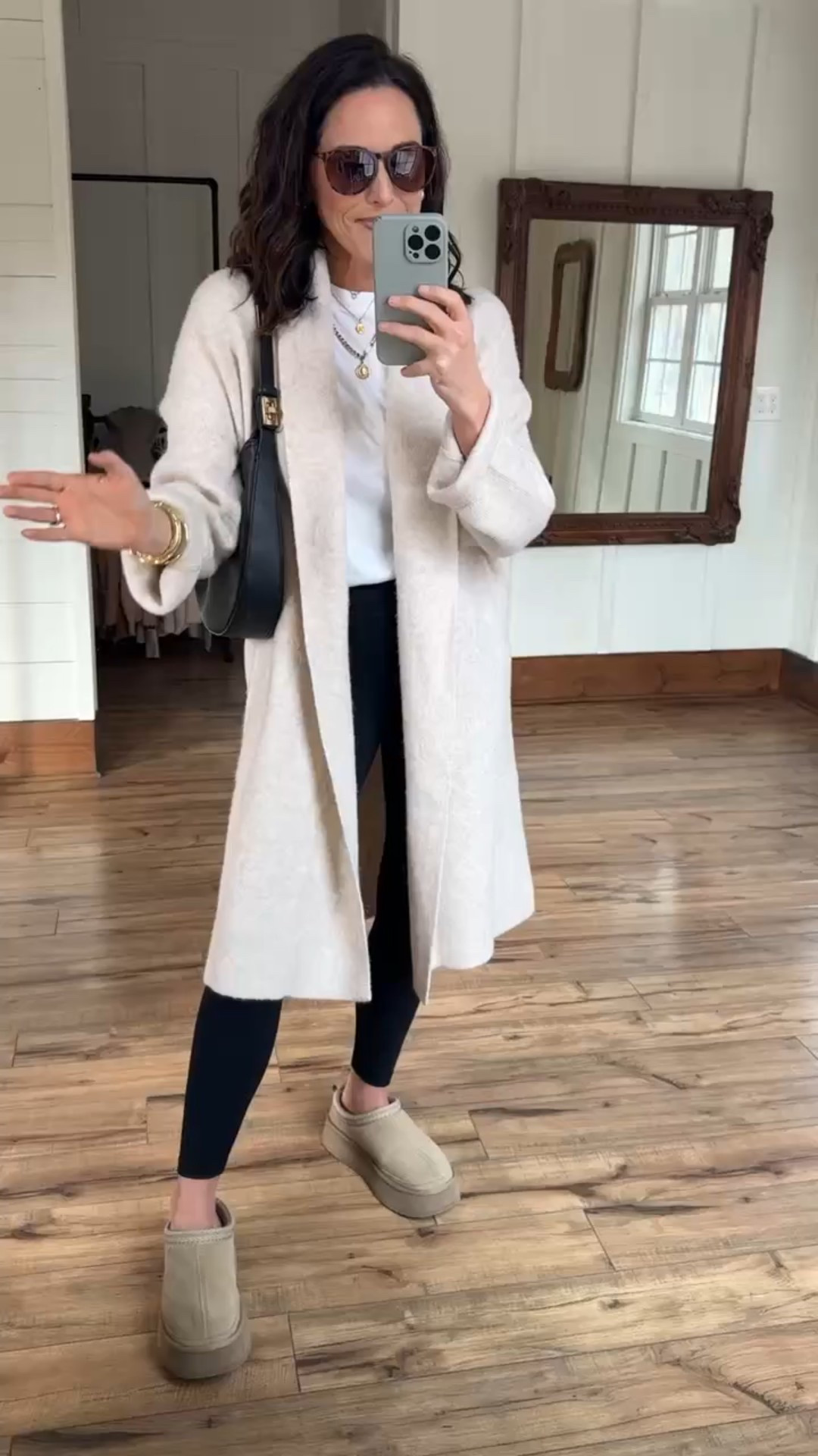 Outfit of the day! 🤍 This coatigan is an Amazon find that is worth buying! So versatile for styling.
Amazon finds Amazon fashion leggings VintagePickin slippers casual outfit mom outfits long cardigan Aprilwilks

#LTKmomlife #LTKootd #LTKSeasonal