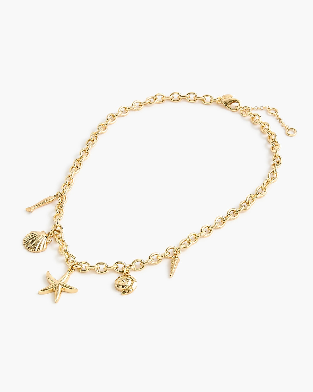 Seashell charm necklace | J.Crew Factory