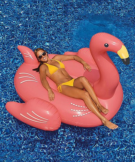 Swimline Flamingo Ride-On Pool Raft | Zulily