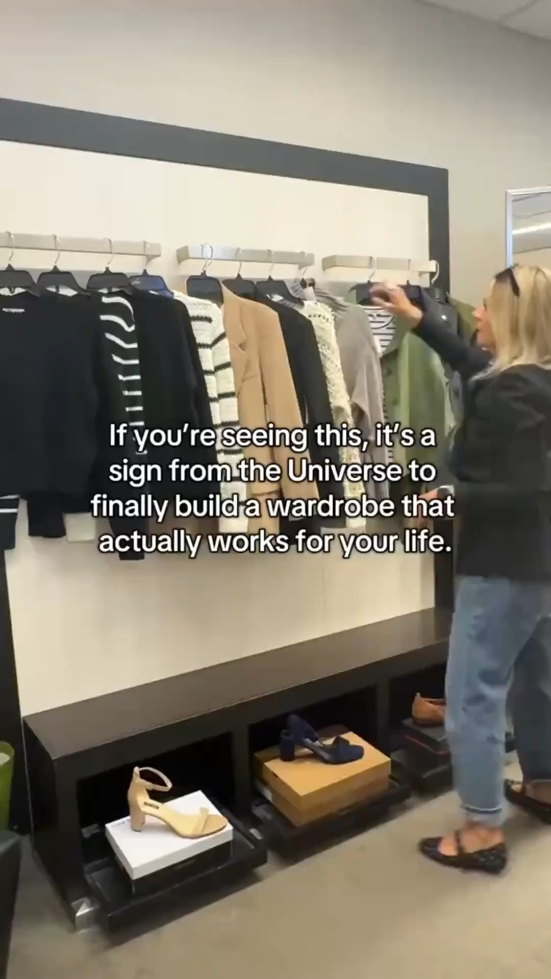 Your closet should work for you, not against you. That’s why we help women build wardrobes where every piece has a purpose, mixes + matches with ease, and actually fits their lifestyle. ✨ No more standing in front of a full closet feeling like you have nothing to wear. With a capsule-style foundation and intentional pieces, getting dressed becomes effortless. 👗 Ready to finally create a wardrobe that works for your real life? Book a Styling Session with us today.