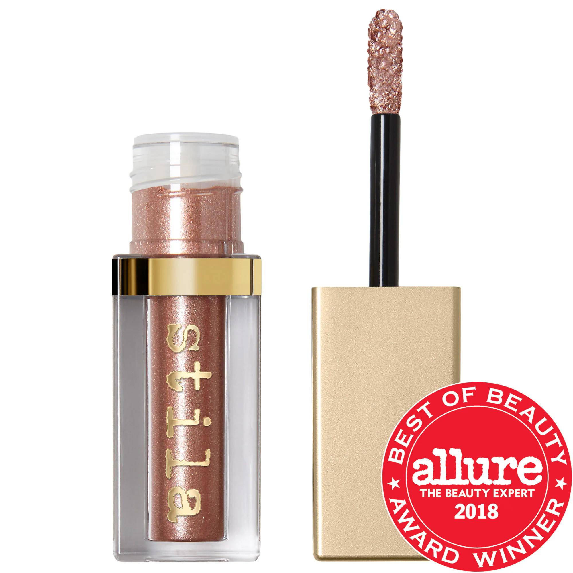 stila Glitter & Glow Liquid Eye Shadow Rose Gold Retro 0.15 oz/ 4.5 mL | Sephora (US)