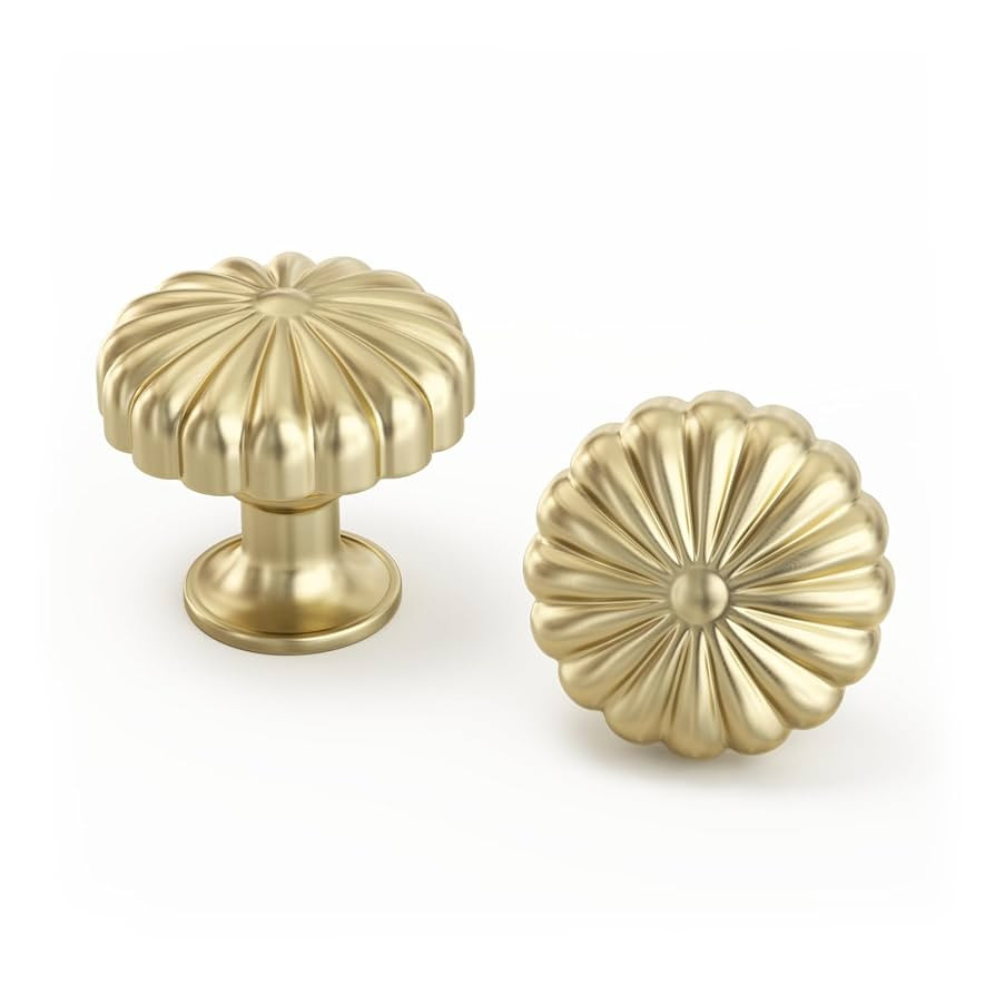 goldenwarm 10 Pack Gold Cabinet Knobs Dresser Knobs Gold Drawer Pulls and Knobs for Dresser Cabin... | Amazon (US)