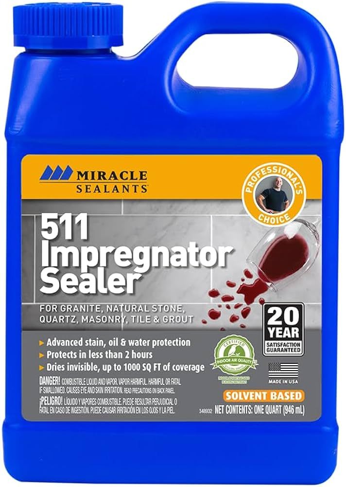 Miracle Sealants 511QT6 511 Impregnator Sealer, Quart, Clear, 32 Fl Oz | Amazon (US)