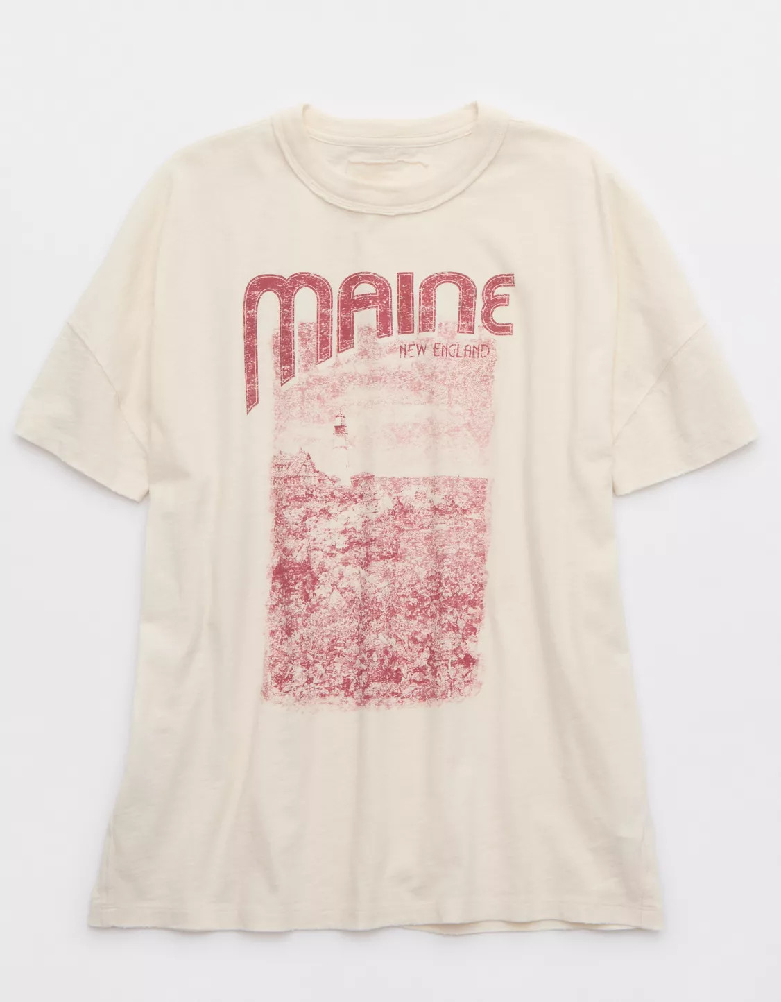 Aerie Oversized Crew Boyfriend T-Shirt | American Eagle Outfitters (US & CA)