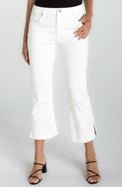HANNAH CROP FLARE W/ WIDE HEM AND SLIT | Liverpool Jeans