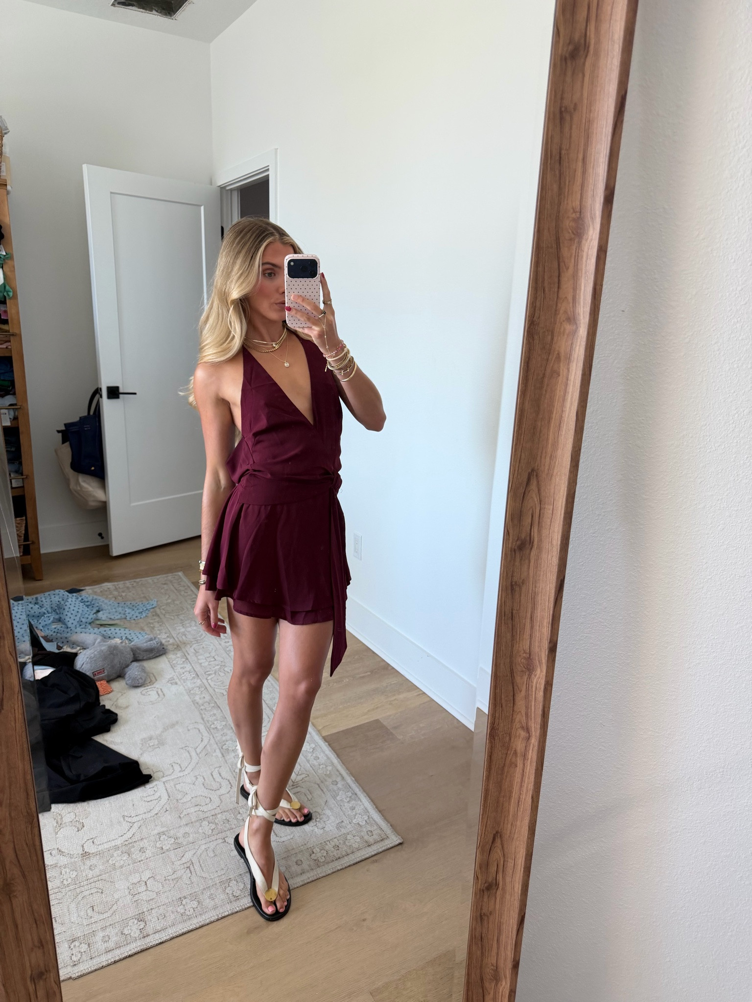 Going to watch the FSU and OU games! I’m wearing this mini dress size xs @12th Tribe  I love the style. My code is SLOANEFES10. My shoes are some of my favorite sandals from amazon of course. My jewelry is all @electricpicks  and I wore my YSL vanity bag.

#LTKootd #LTKdayinmylife #LTKSeasonal