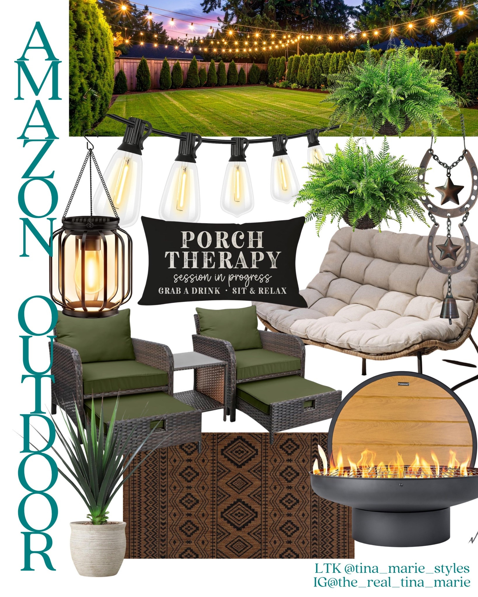 Revamp your outdoor space with these items from Amazon 🤎🌲

#OutdoorSpace #BackyardMakeover #FrontPorchDecor 