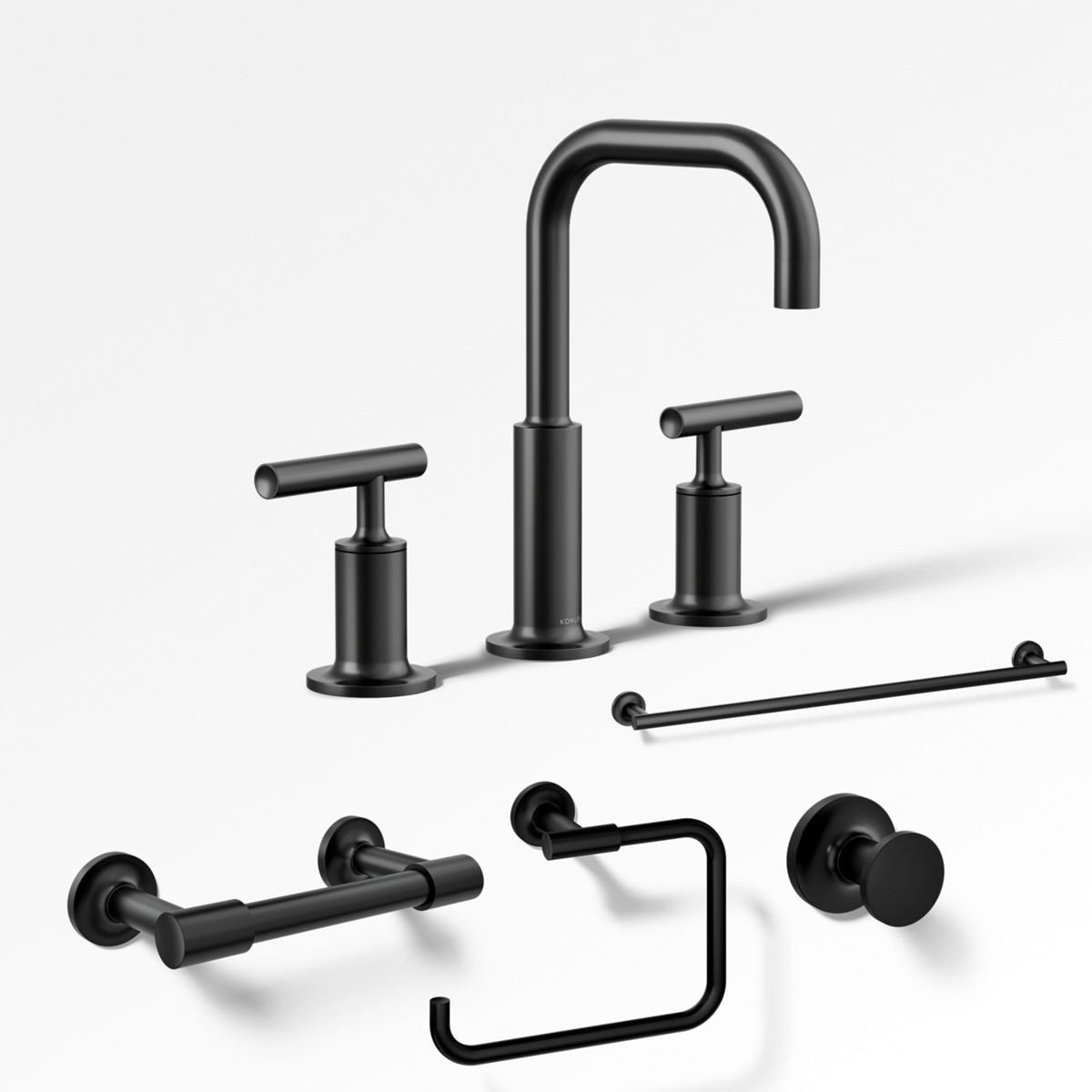 Purist®Widespread bathroom sink faucet with Lever handles, 1.2 gpm and coordinating accessories | Kohler
