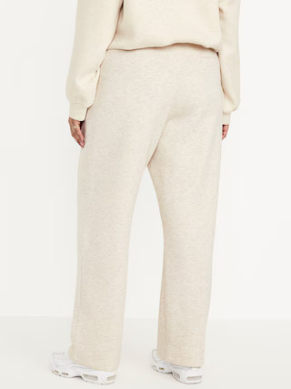 High-Waisted Bounce Fleece Trouser Sweatpants | Old Navy (US)