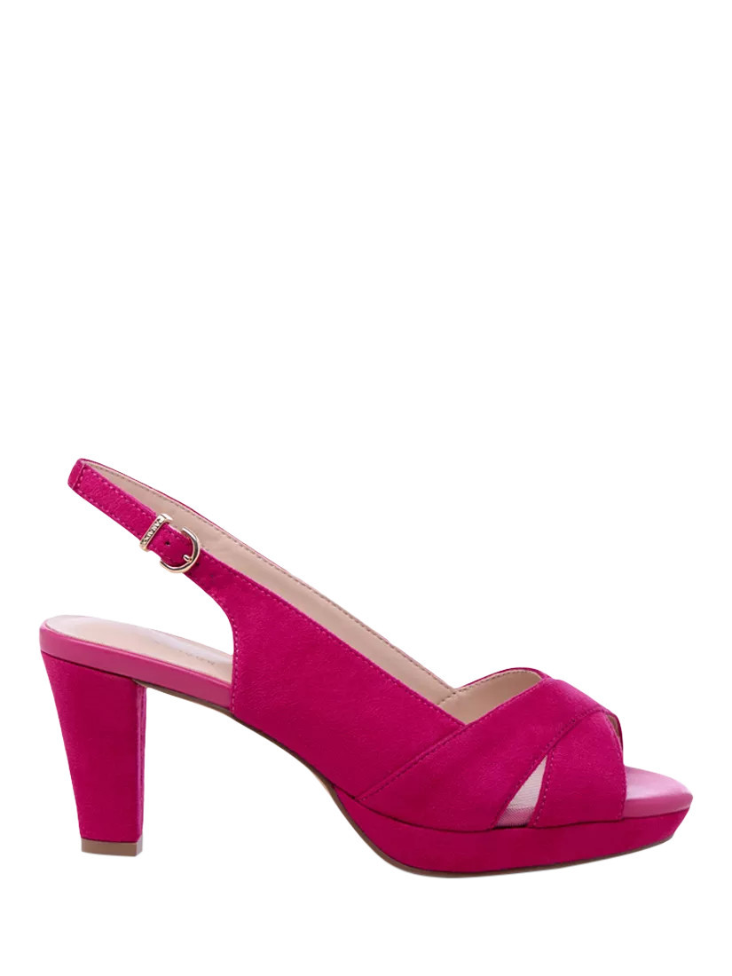 Paradox London Louise Platform Sandals, Fuchsia | John Lewis (UK)