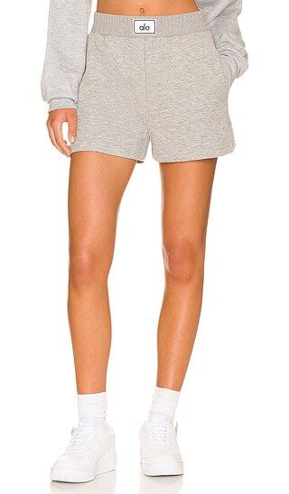 Quilted Arena Boxing Short in Heather Grey | Revolve Clothing (Global)