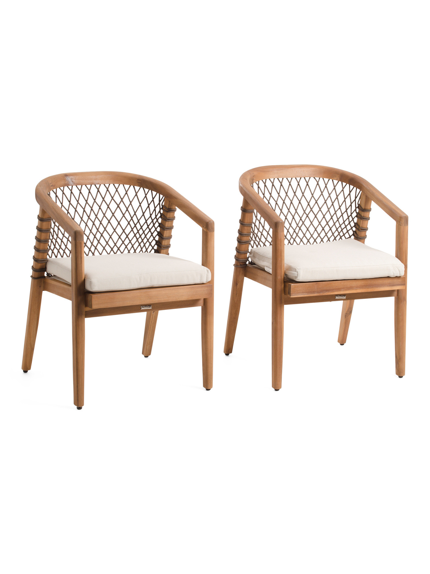 Set Of 2 22x30 Outdoor Rope Dining Chairs | Furniture & Lighting | Marshalls | Marshalls