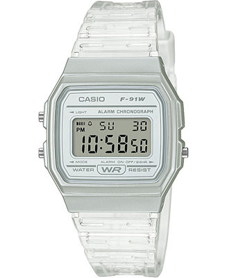 Unisex Digital Clear Jelly Strap Watch 35.2mm | Macys (US)