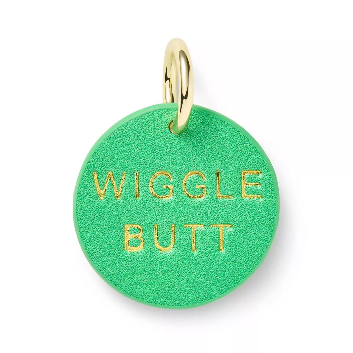 Dog and Cat "Wiggle Butt" Collar Tag - Green - The Cuddle Collab | Target