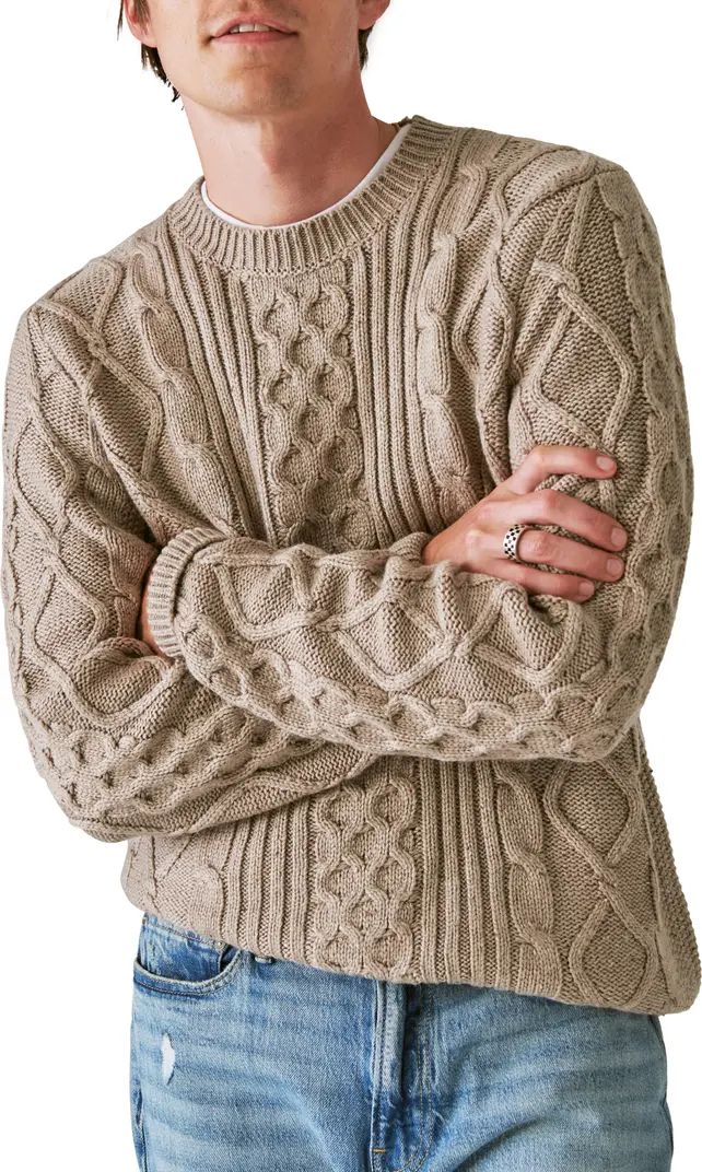 Mixed Stitch Crewneck Sweater | Nordstrom