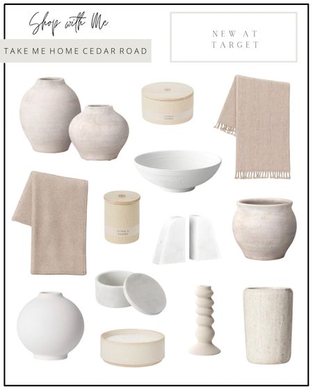 Ah! So many good new neutral decor finds at Target!! Loving all of these! 

Neutral decor, home decor, shelf decor, table decor, vase, decorative bowl, marble decor, organic modern decor, throw blanket, neutral throw blanket, Candle, book ends, candle holder, living room, office, dining room, entryway, bedroom, hearth and hand, threshold, target decor, winter decor 

#LTKhome #LTKfindsunder50