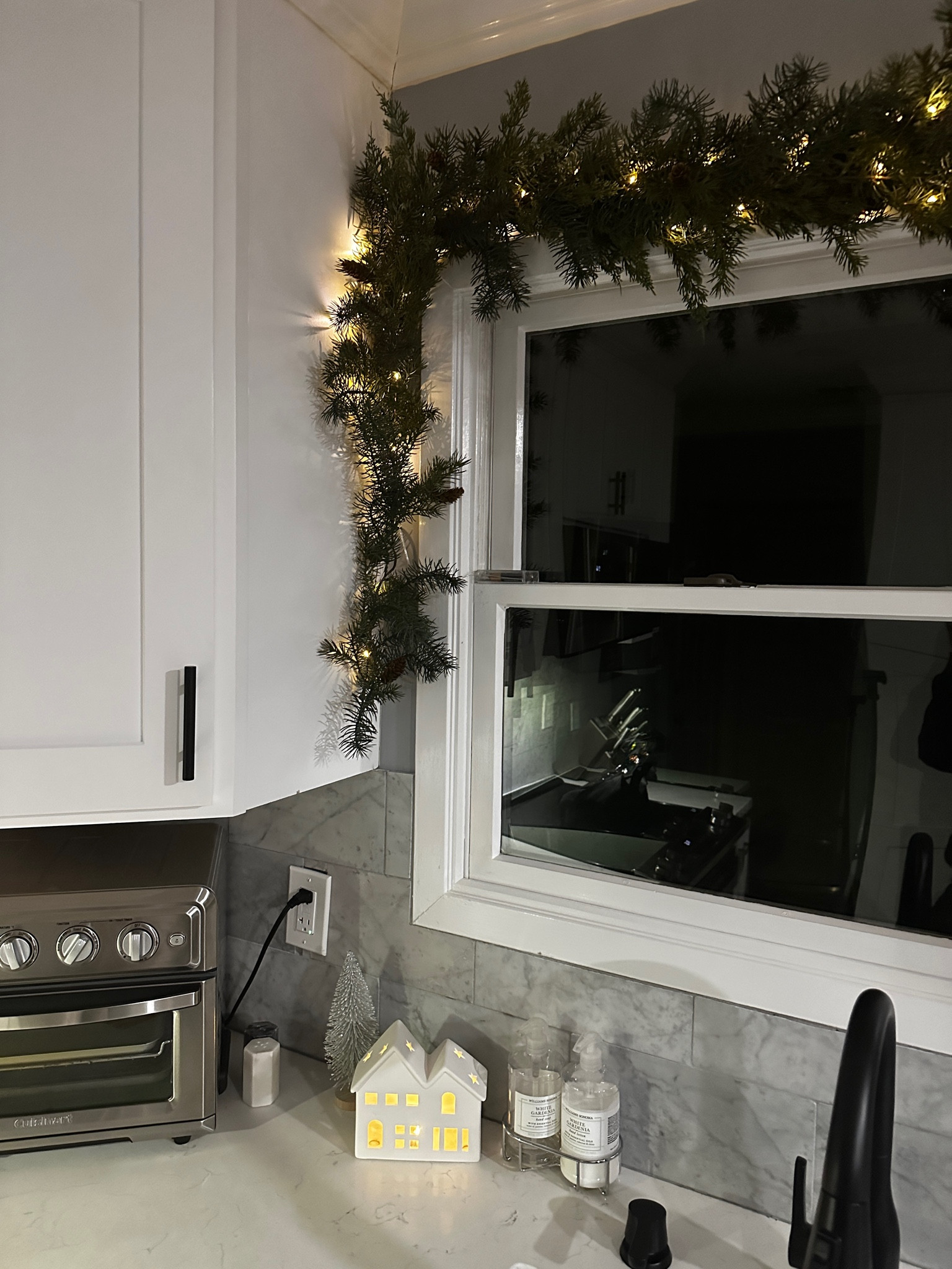 The garland I put on my kitchen window 

#LTKSeasonal #LTKHoliday #LTKGiftGuide