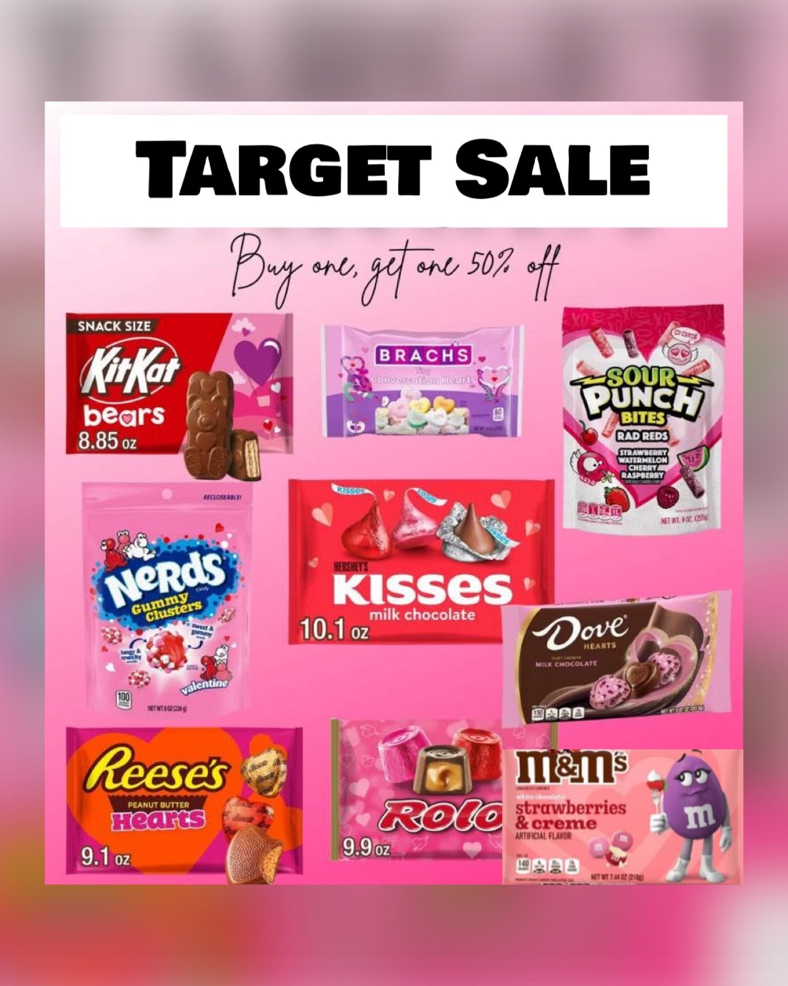 Target has Valentine’s Candy on sale buy one, get one 50% off in a flash sale! Candy is expensive now, and this includes all of the best selling candy - definitely worth checking out. 

#LTKSaleAlert #LTKKids #LTKSeasonal
