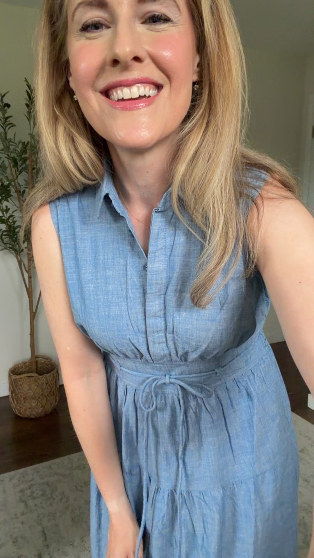 12/10 chambray shirt dress! Went with my usual size small. Lovely option for brunch, shower party, daytime events, Sunday service, you name it! #walmartfashion coastal style eastcoast

#LTKOver40