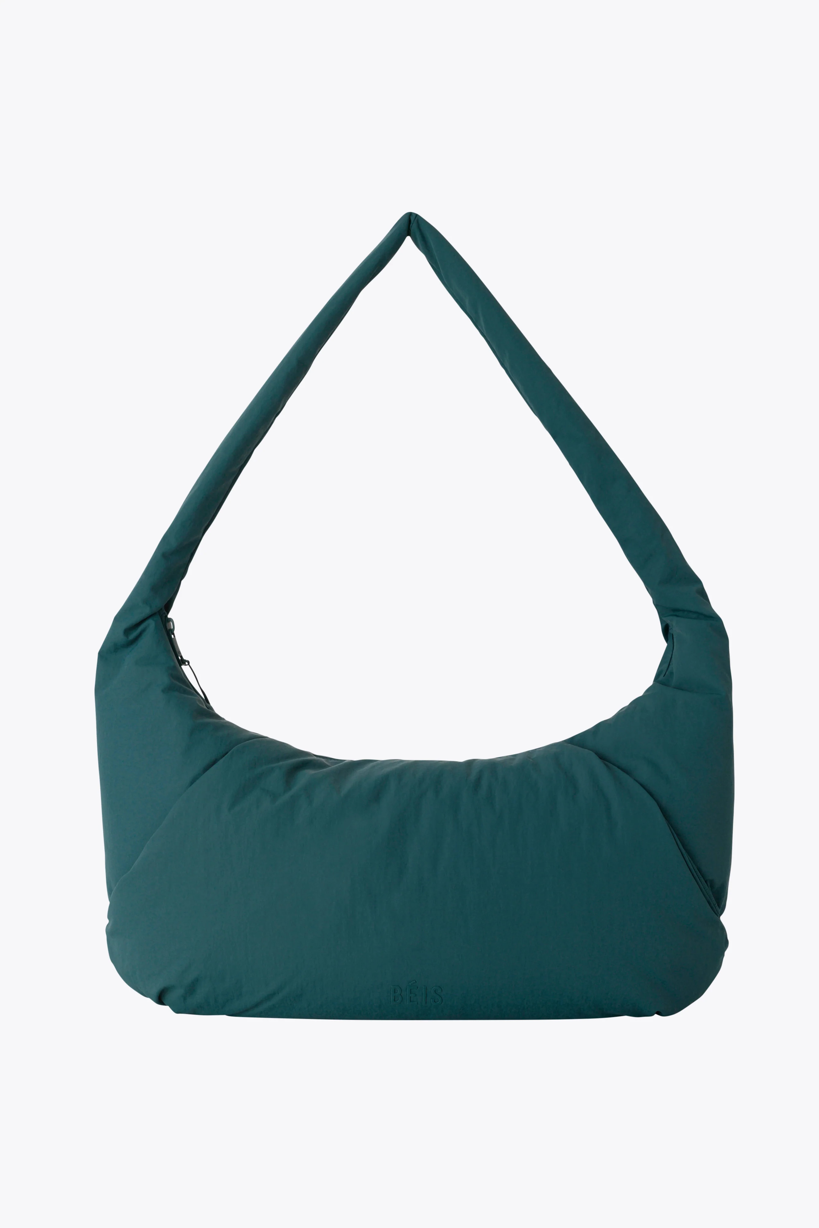 BÉIS 'The Oversized Crescent Catchall' - Lightweight Deep Teal - Large Crescent Crossbody Bag in... | BEIS